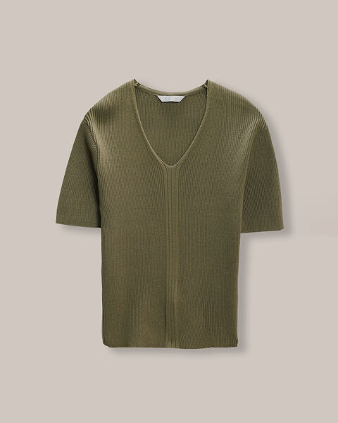 Top Verde De Punto